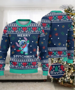 Stitch Merry Stitchmas Disney Ugly Christmas Sweater Gift For Men And Women