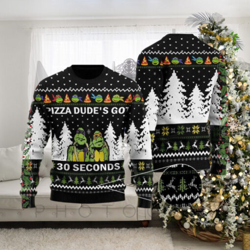 Teenage Mutant Ninja Turtles Christmas Ugly Sweater Ugly Christmas Sweater