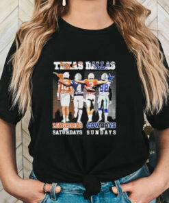 Texas Longhorn On Saturdays Dallas Cowboys On Sundays Signature 2024 Shirt