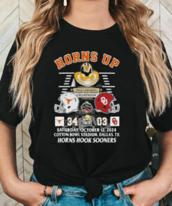 Texas Longhorns Horns Up 2024 Golden Hat Trophy Champions T Shirt