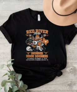 Texas Longhorns Red River Rivalry Horns Hook Sooners 2024 Shirt