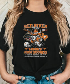 Texas Longhorns Red River Rivalry Horns Hook Sooners 2024 Shirt