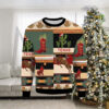 Donkeys Merry Kissmyass 3D Ugly Christmas Sweater