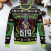 Seattle Mariners Grinch Beige And Green Holiday Ugly Sweater