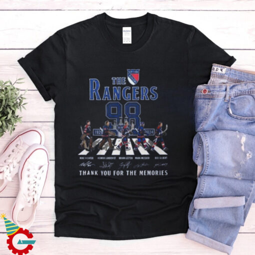 The New York Rangers 1926 2024 Signature Thank You For The Memories Unisex T Shirt