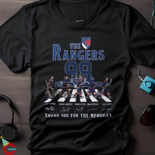 The New York Rangers 1926 2024 Signature Thank You For The Memories Unisex T Shirt