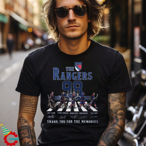 The New York Rangers 1926 2024 Signature Thank You For The Memories Unisex T Shirt