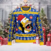 Christmas Lights Skeleton Ugly Christmas Sweater