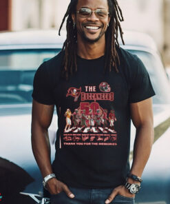 The Tampa Bay Buccaneers 50 Anniversary Signature Thank You For The Memories Unisex T Shirt