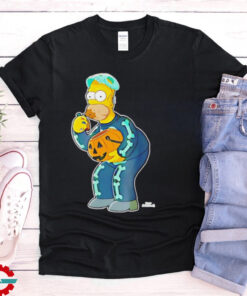 The simpsons homer candy feast of horror Halloween shirt