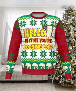 Tissue Hello Ugly Christmas Sweater