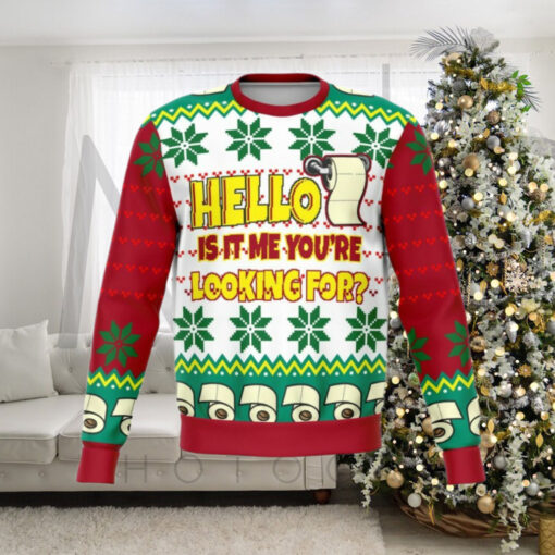 Tissue Hello Ugly Christmas Sweater