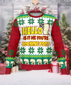 Tissue Hello Ugly Christmas Sweater