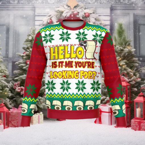 Tissue Hello Ugly Christmas Sweater