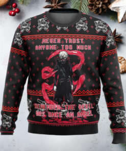 Tokyo Ghoul Trust Anime Ape Chirstmas Gifts 2024 Xmas For Family And Friends Ugly Sweater