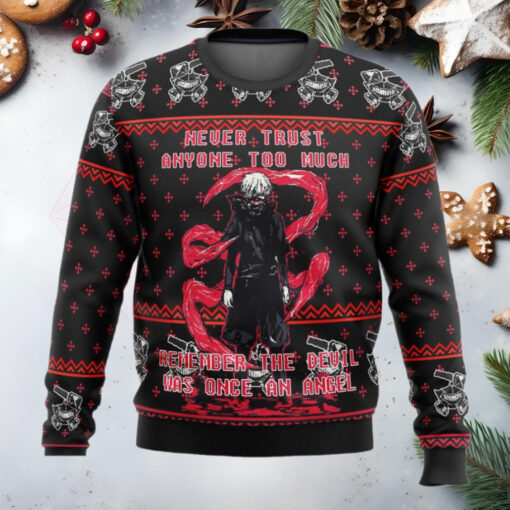 Tokyo Ghoul Trust Anime Ape Chirstmas Gifts 2024 Xmas For Family And Friends Ugly Sweater