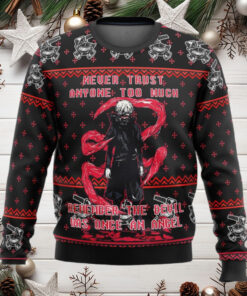 Tokyo Ghoul Trust Anime Ape Chirstmas Gifts 2024 Xmas For Family And Friends Ugly Sweater