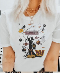 Tree Halloween Washington Commanders NFL team 2024 shirt