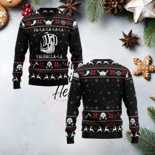 Valhalla Viking Ugly Christmas Sweater