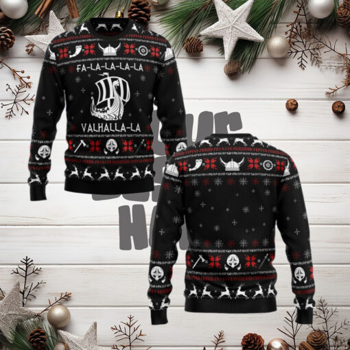 Valhalla Viking Ugly Christmas Sweater