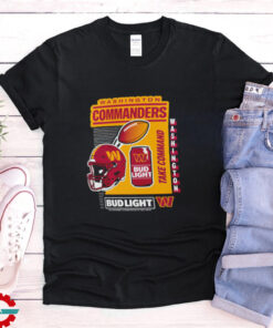 Washington Commanders Bud Light take Command shirt