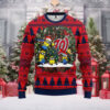 Washington Nationals Minions Ugly Christmas Sweater With Festive Wreath