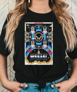 Weezer Voyage To The Blue Planet Oct 11 2024 Los Angeles, CA Poster Shirt