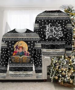 Witches Hocus Pocus Ugly 3D Sweater