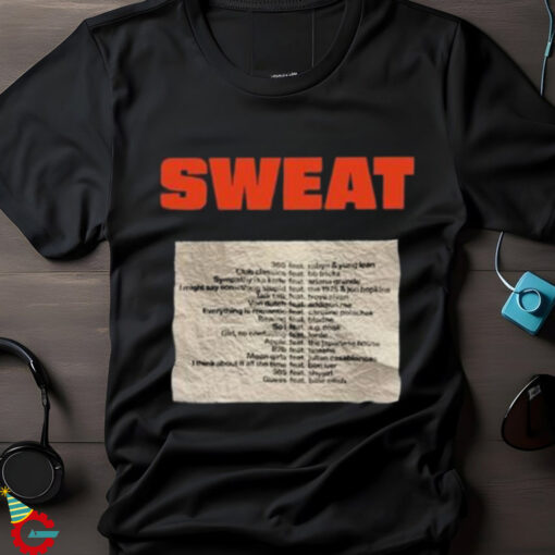 Xcx Source Sweat Logo The Crumpled Up Set List T shirt