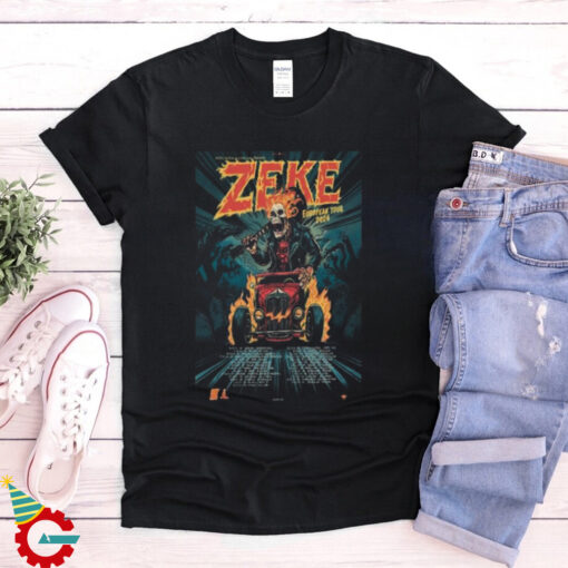 Zeke Band European Tour 2024 T shirt