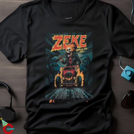 Zeke Band European Tour 2024 T shirt