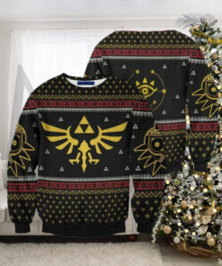 Zel.da Triforce Legend Ugly Christmas Sweater