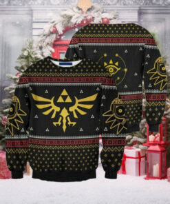 Zel.da Triforce Legend Ugly Christmas Sweater