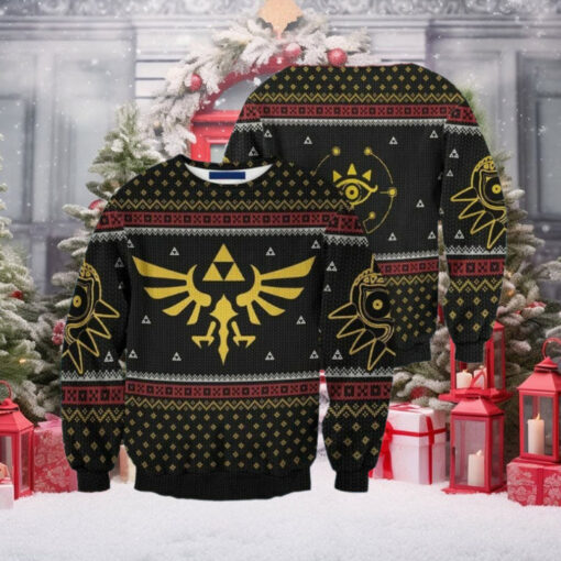 Zel.da Triforce Legend Ugly Christmas Sweater