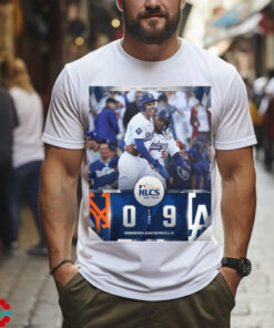 Game 1 Los Angeles Dodge 9 0 New York Mets MLB 2024 NLCS Final Score t shirt