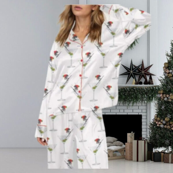 Apres Ski Dirty Martini Satin Pajama Set