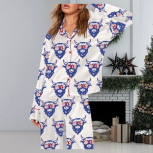 Bills Logo Football Pajama Set