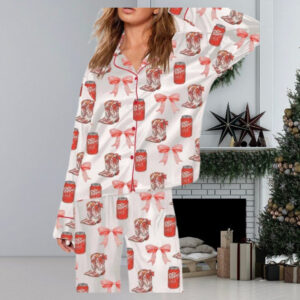 Bows And Dr Pepper Pajama Set