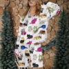 Cat Lovers Satin Pajama Set