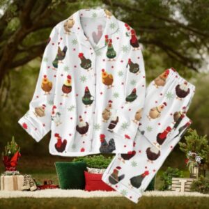 Chicken Christmas Pajama Set