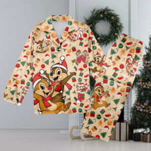 Chip and Dale Christmas Pajamas, Chip'n Dale Christmas Pajamas Set Gift For Holiday