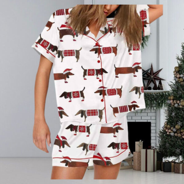 Christmas Dachshund Pajama Set