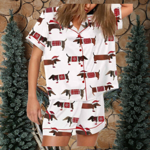 Christmas Dachshund Pajama Set