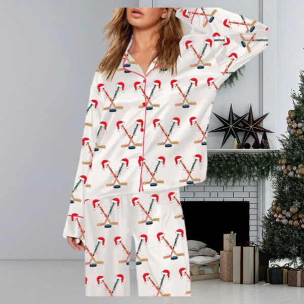 Christmas Hockey Pajama Set