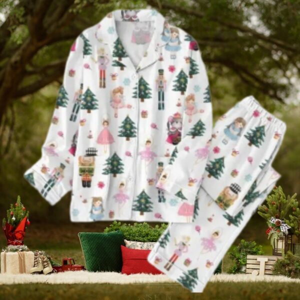 Christmas Pink Nutcracker Pajama Set