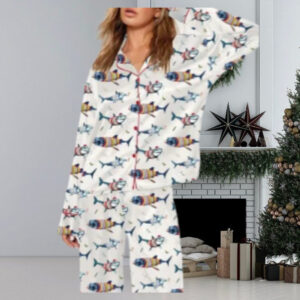 Christmas Shark Pajama Set