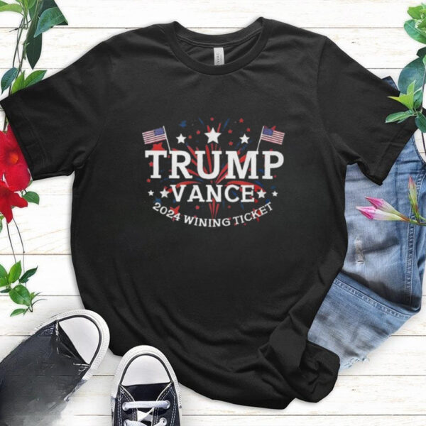 Congratulation Trump Vance 2024 Wining Ticket Shirt