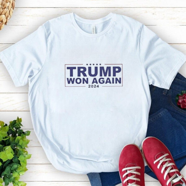 Congratulation Trump Won Again 2024 Shirt