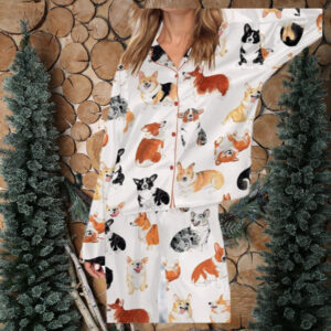 Corgi Dog Christmas Pajamas, Corgi Dog Pajamas Set