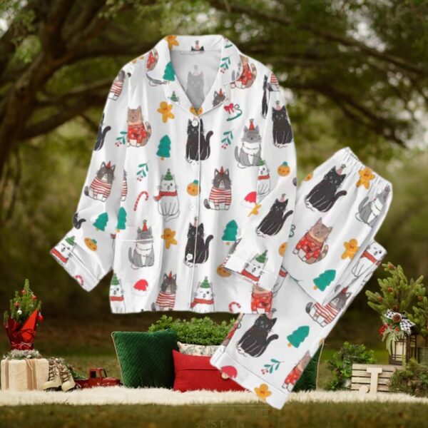 Cute Cats Christmas Pajama Set